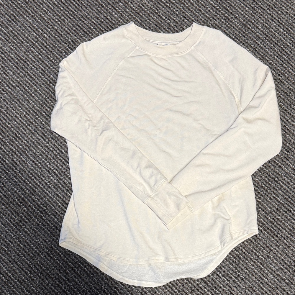 Cream Long Sleeve Shirt